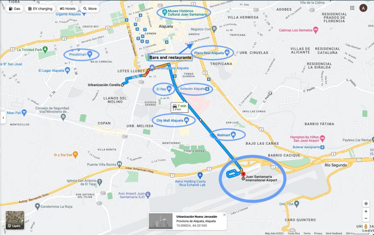 5 Min From The Airport - Perfect Stop Alajuela Exteriör bild